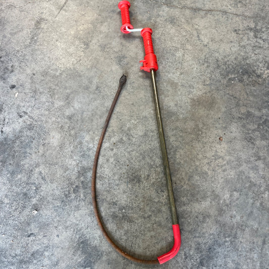 Ridgid Ultra Flexible Toilet Auger – 3 ft. Toilet Snake with Bulb Head - Professional-Grade Drain Unclogging Tool