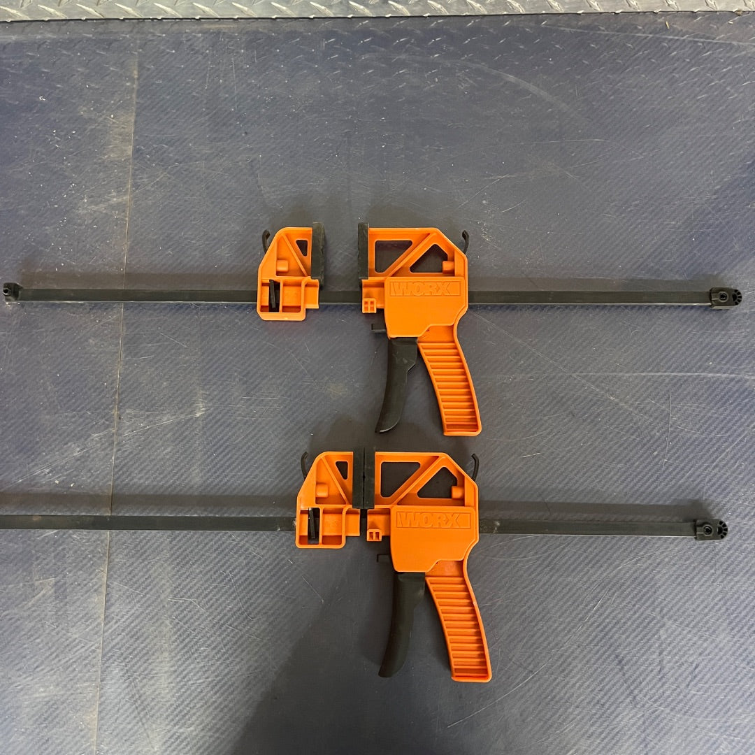 WORX Clamping Sawhorses with Bar Clamps – Lightweight, Heavy-Duty, and Built for DIYers