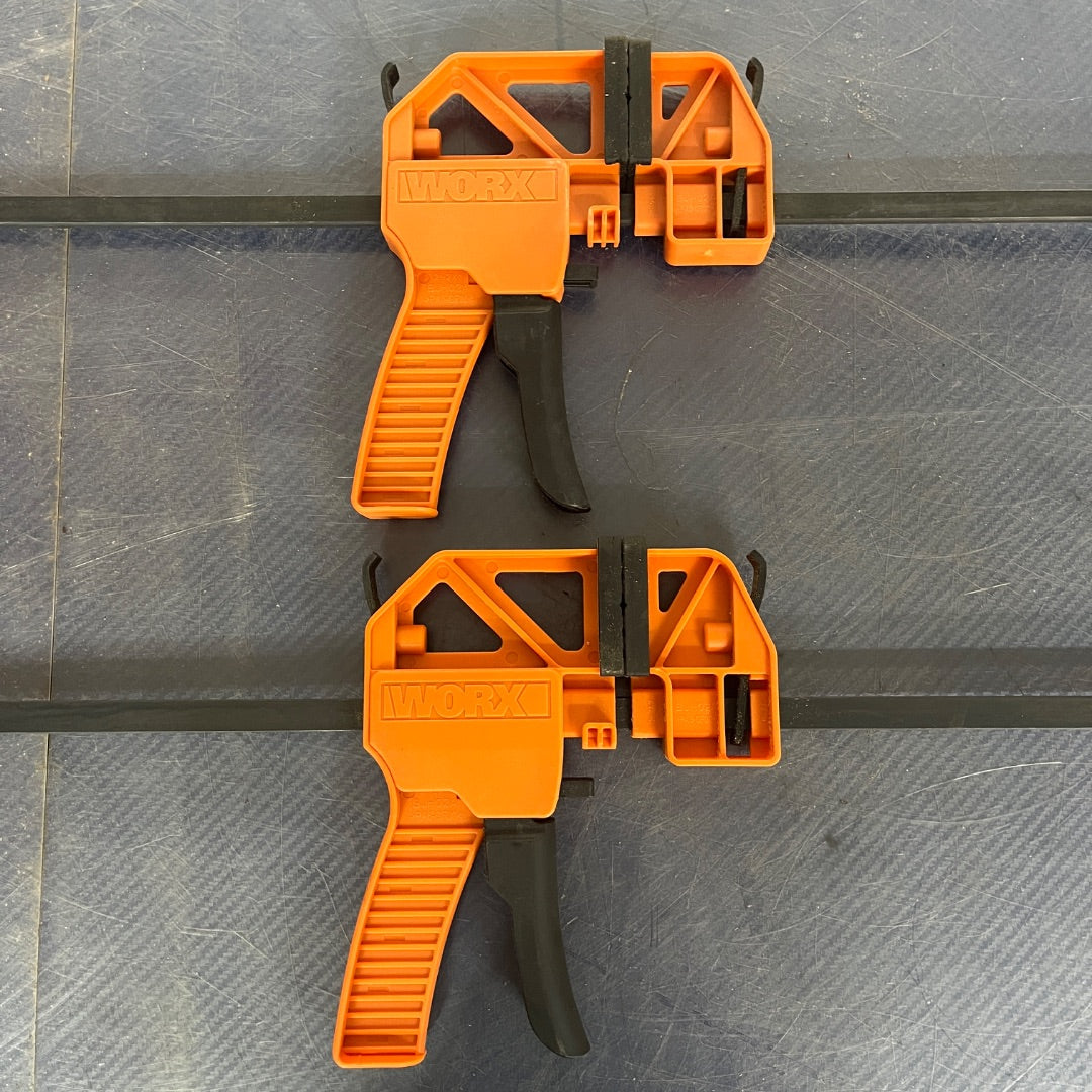 WORX Clamping Sawhorses with Bar Clamps – Lightweight, Heavy-Duty, and Built for DIYers