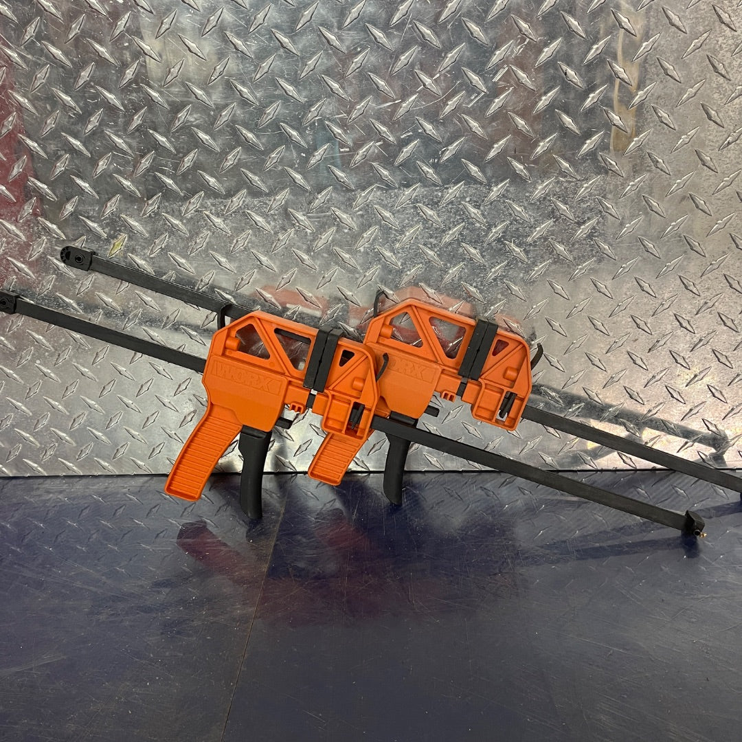 WORX Clamping Sawhorses with Bar Clamps – Lightweight, Heavy-Duty, and Built for DIYers