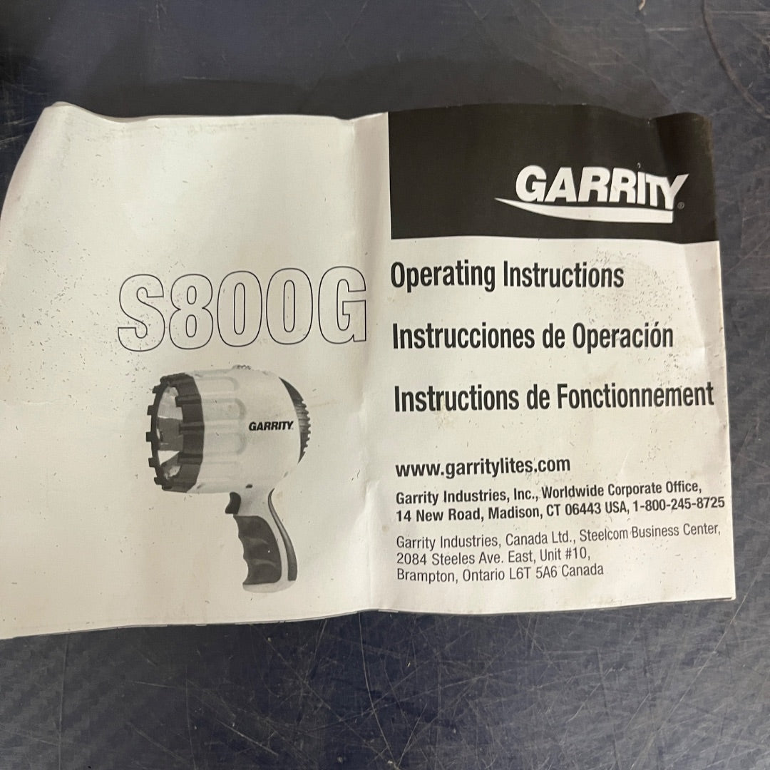 Garrett S800G LED Inspection Light – Heavy-Duty Rechargeable Work Light