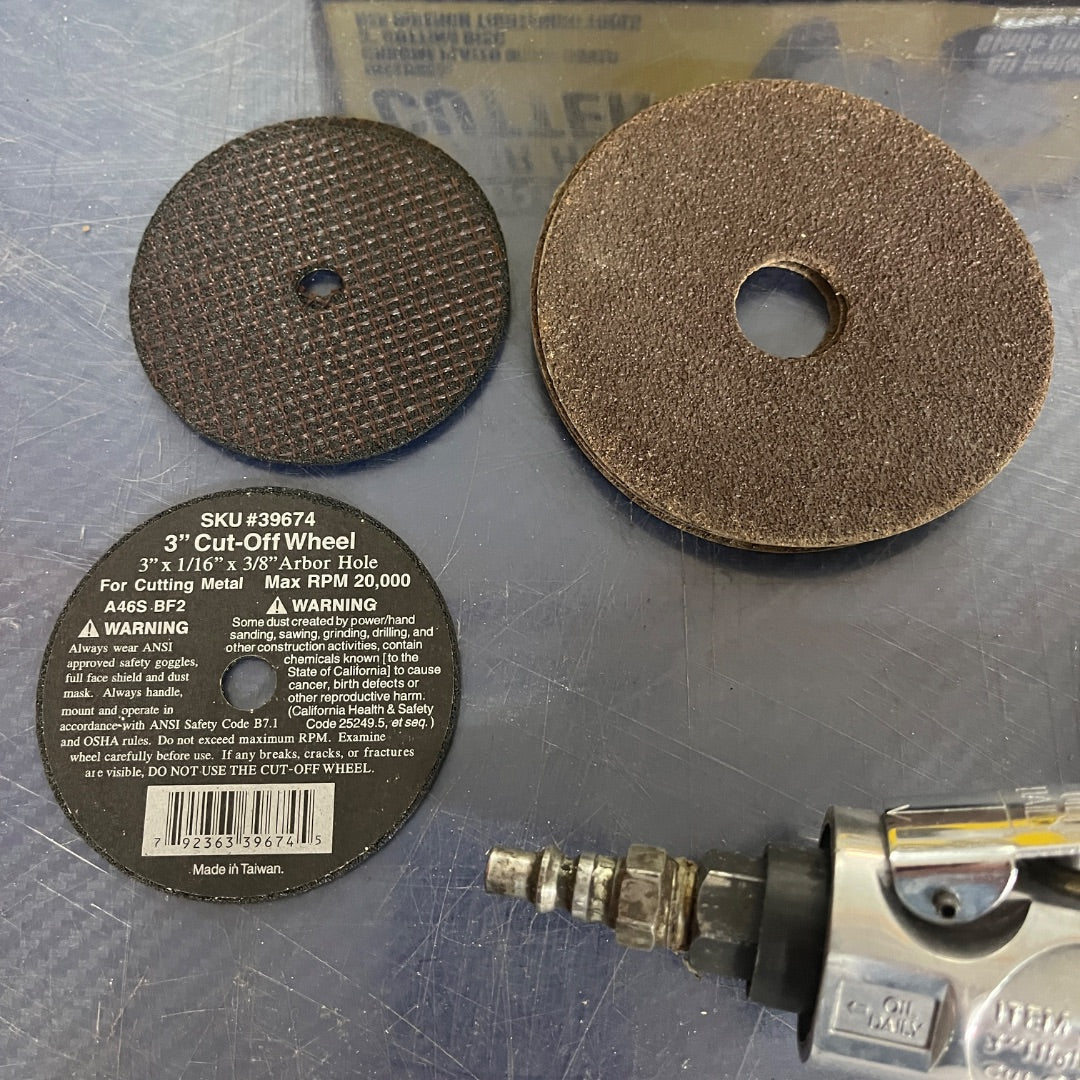 Central Pneumatic 3" High-Speed Air Cutter – Pneumatic Metal Cutting Tool