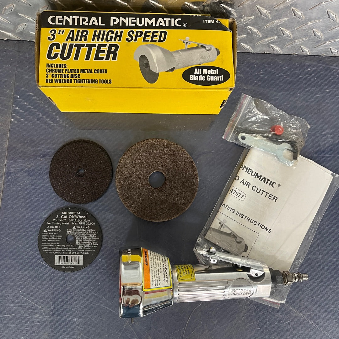 Central Pneumatic 3" High-Speed Air Cutter – Pneumatic Metal Cutting Tool