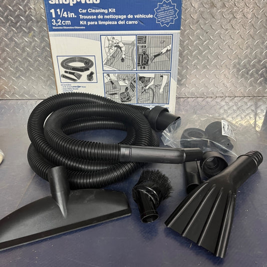 Shop-Vac Car Cleaning Kit – 1¼" Vacuum Attachments for Auto Detailing & Interior Cleaning