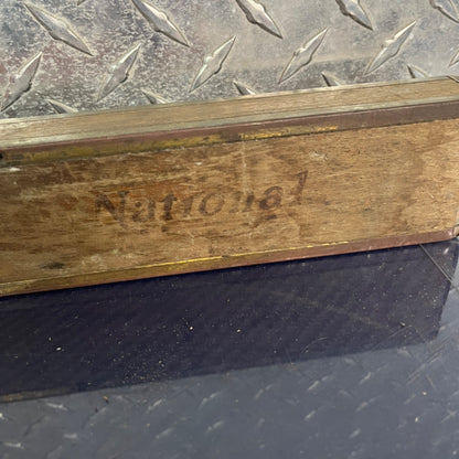 Vintage National Level 48" Wooden Spirit Level – Antique Carpenter’s Tool