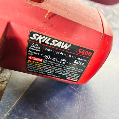 Skilsaw 5400 7‑1/4" Circular Saw – 12 Amp, Corded Power Tool