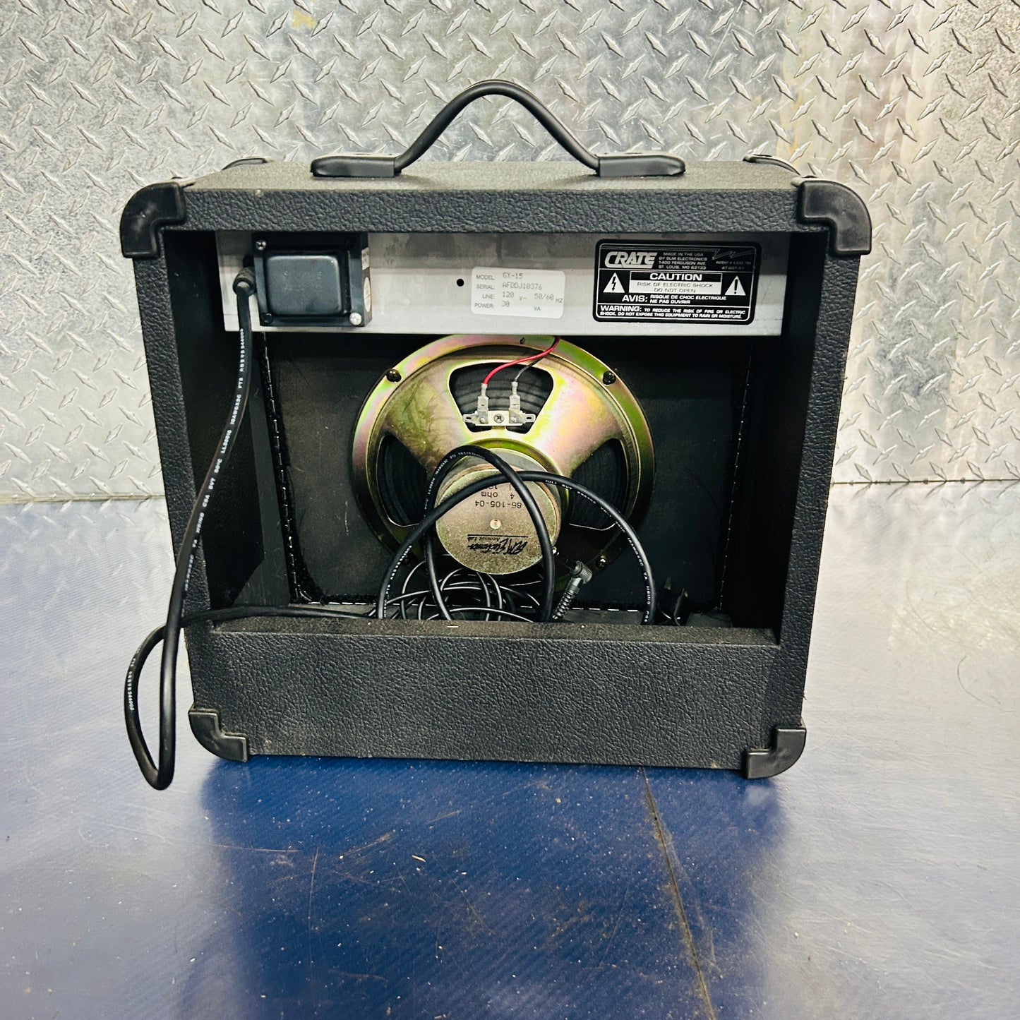 Crate GX-15 Guitar Amp – 15-Watt Practice Amplifier with Overdrive & EQ