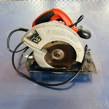 Black & Decker 13 Amp 7-1/4" Circular Saw – Heavy-Duty Power Tool for Wood Cutting