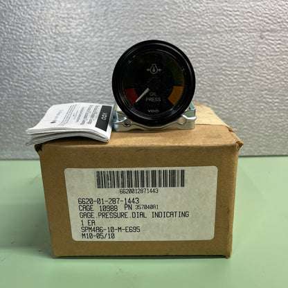 VDO Oil Pressure Gauge | Dial Indicating Gauge 357040A1 | NSN 6620-01-287-1443