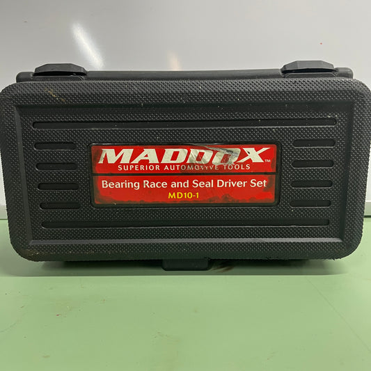 Maddox MD10‑1 Bearing Race & Seal Driver Set – 10‑Piece Automotive Tool Kit - Used