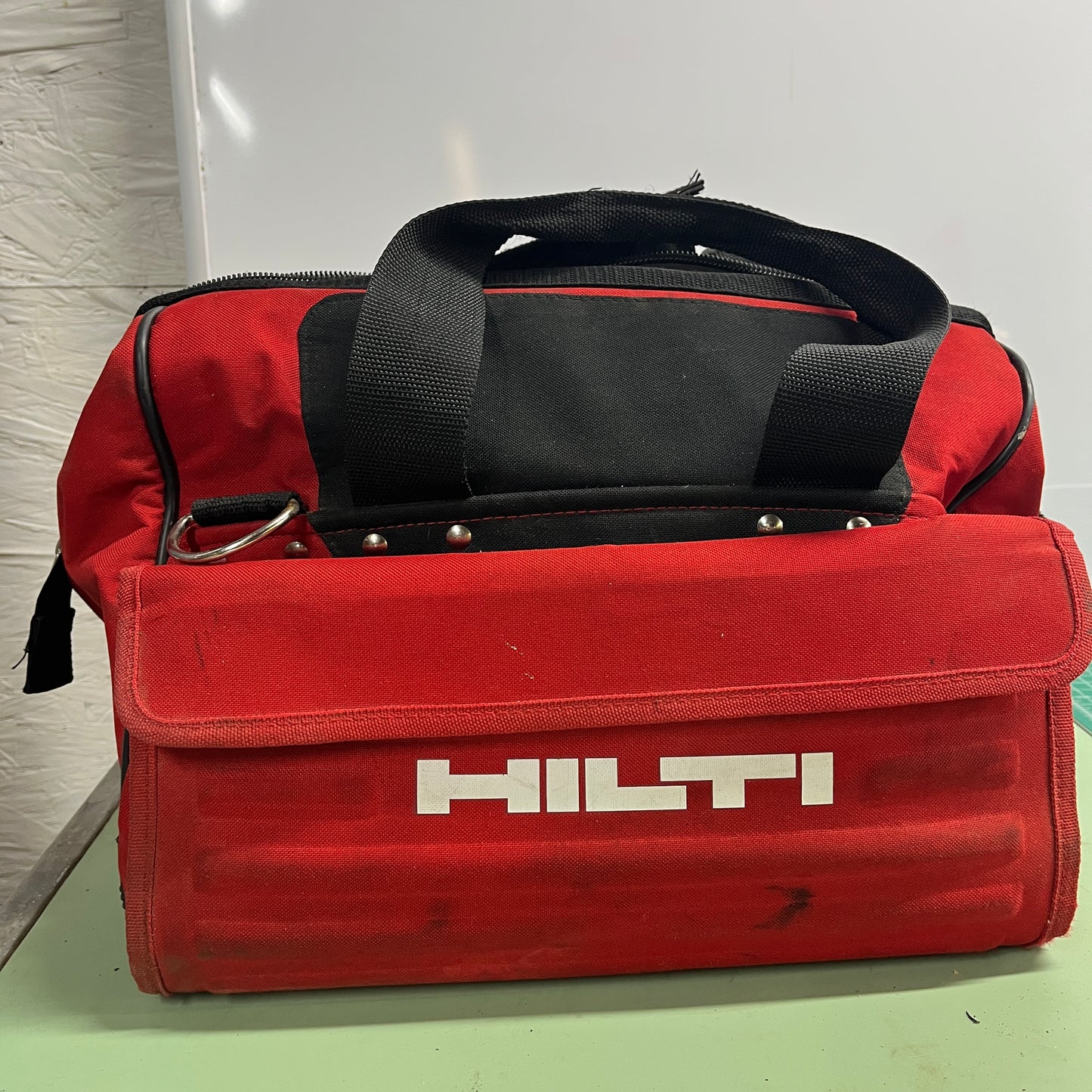 Hilti 15.7" x 13.4" x 11.8" Soft Red Tool Bag – Heavy-Duty Storage