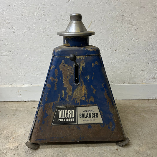 Micro-Precision Wheel Balancer Model M-60 – Vintage Manual Tire Balancer